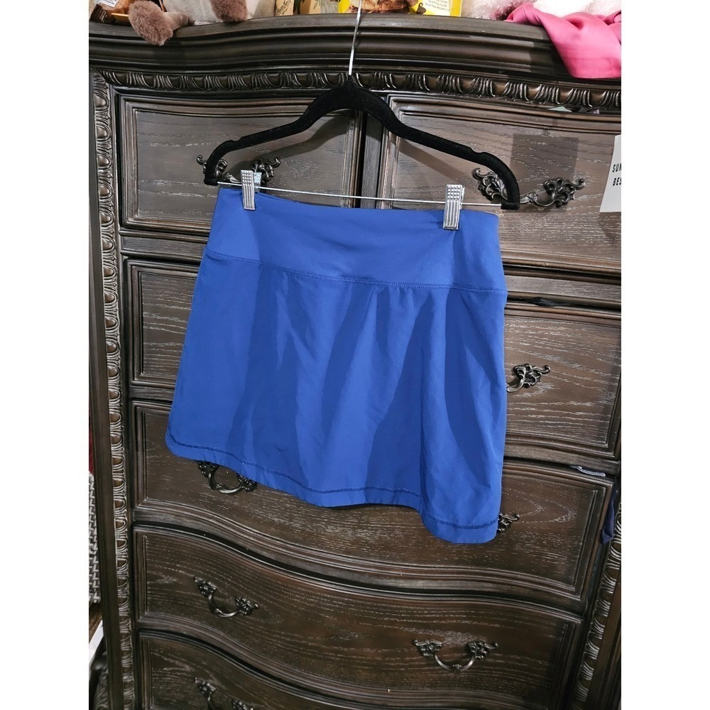 Sigrid Olsen Golf & Tennis Royal Blue Athletic Skort Size Medium Zipper Pocket